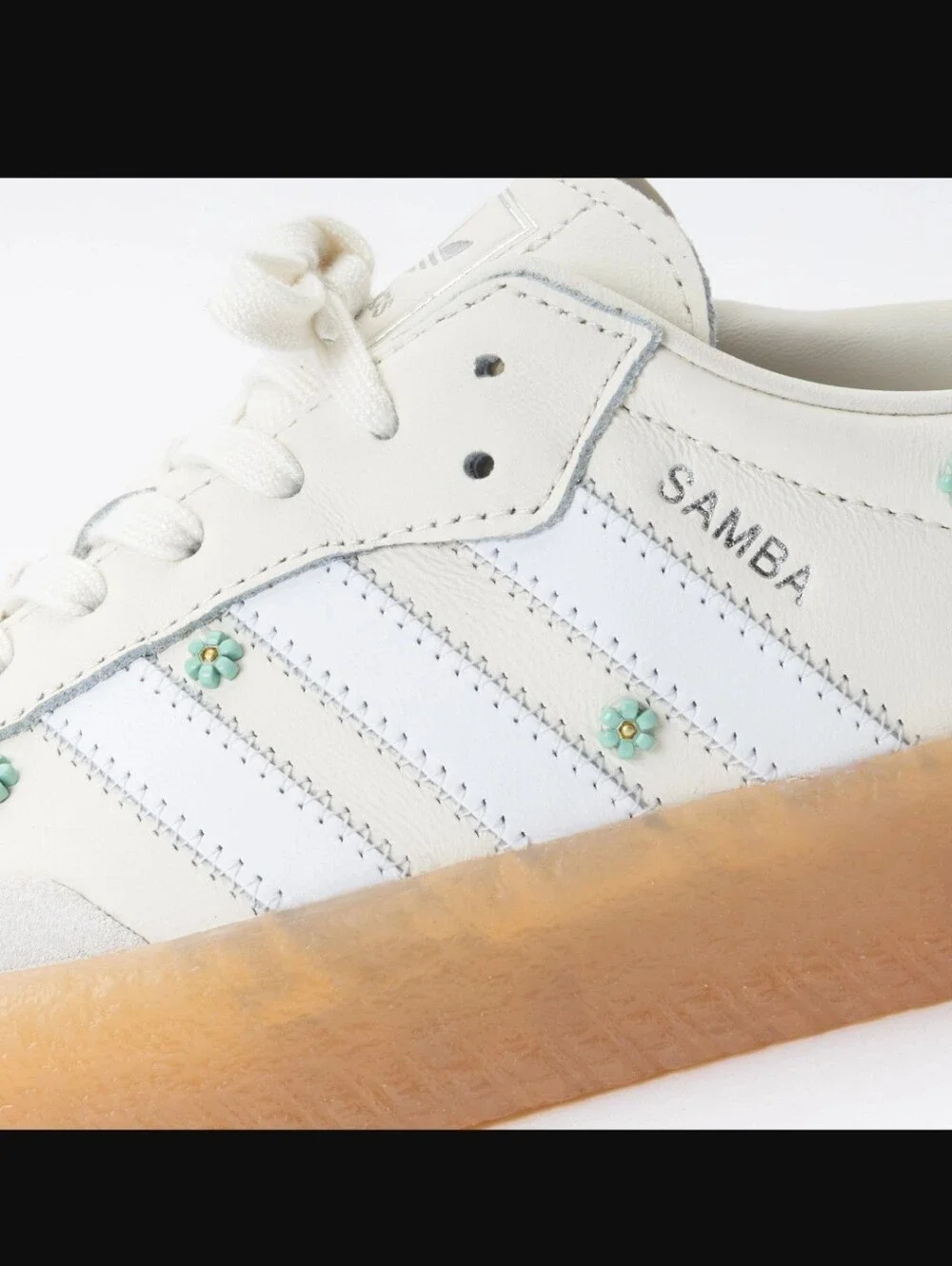 Adidas Sambae Floral Platform Sneakers